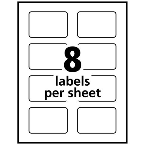 Avery Clear Labels Template